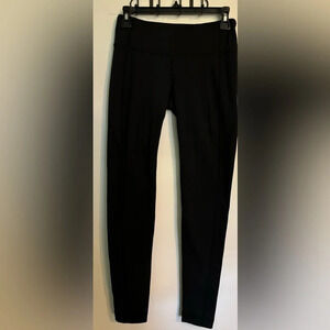 Athleta revolution black tight leggings‎ small Preowned 87/13 nylon suplex/lycra